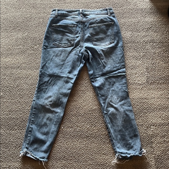 Distressed Rewash Blue Jeans - Picture 5 of 5